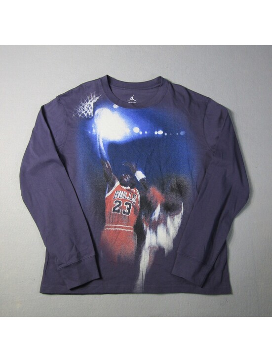 Jordan Tops - NWT Jordan Sport Dri-FIT LS Shirt Graphic MJ Women's S Purple